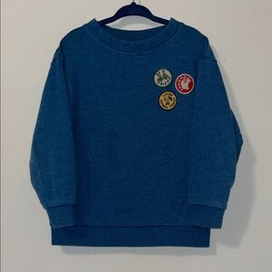 Patagonia Blue Kids Sweatshirt with Patches